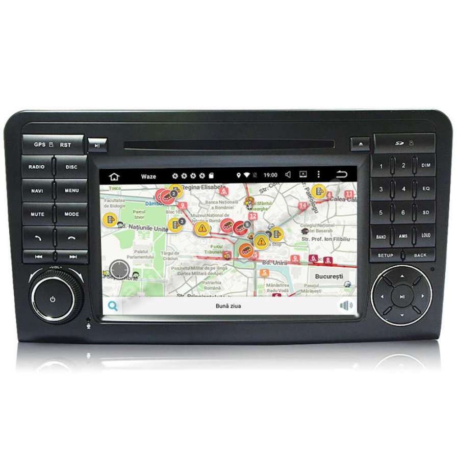 Navigatie Android PX6 4GB Ram 64GB SSD Mercedes Benz ML w164 GL X164 NAVD-P219