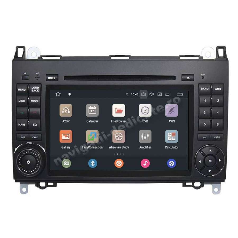 Navigatie Android 10 PX6 4GB Ram 64GB SSD Mercedes Benz A B Class Vito Viano Sprinter NAVD-P068