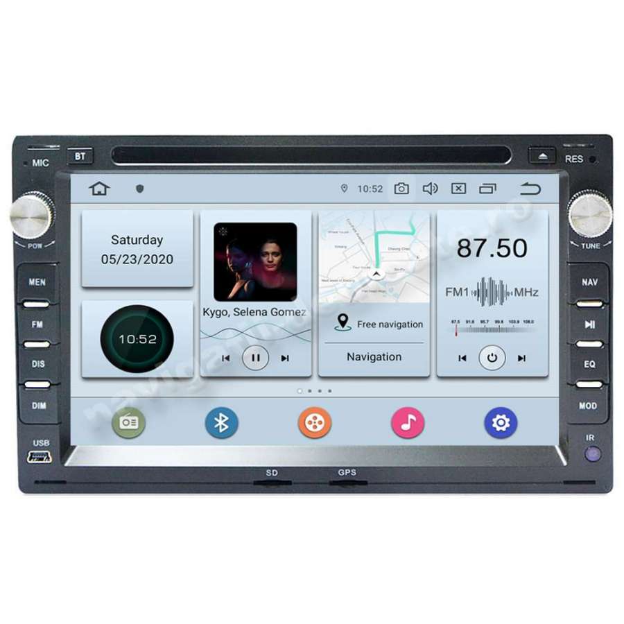Navigatie Android 4GB Ram VW PASSAT B5 GOLF4 SKODA OCTAVIA TOUR FABIA SUPERB NAVD-P9245