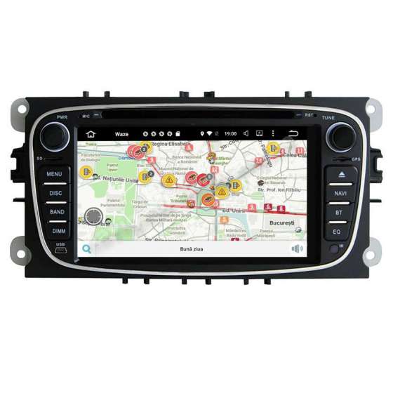 Navigatie Android 10 Ford Focus Mondeo S-Max NAVD-MT9457BK