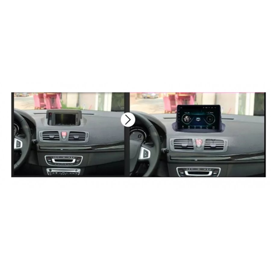 Navigatie Android Renault Megane 3 Fluence 2GB Ram Ecran 9 inch NAVD-AC9045