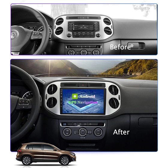 Navigatie Android VW Tiguan 2010 - 2016 2GB Ram Ecran 9 inch NAVD-AC9002