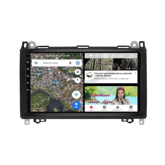 Navigatie Android Octa Core 4GB Ram Mercedes Benz A B Class Vito Viano Sprinter Vw Crafter NAVD-Z8068