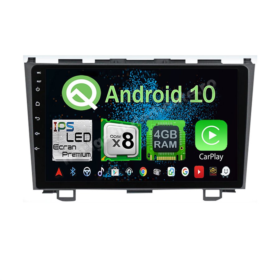Navigatie Android 10 Honda CRV 2007-2011 Octa Core 4GB Ram Ecran 9 inch NAVD-Z8037