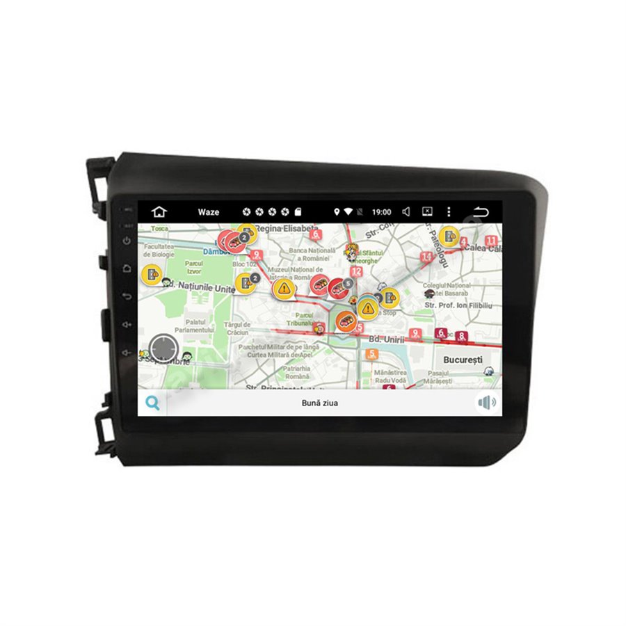 Navigatie Android 10 Honda Civic 2012-2015 Octa Core 4GB Ram Ecran 9 inch NAVD-Z8039