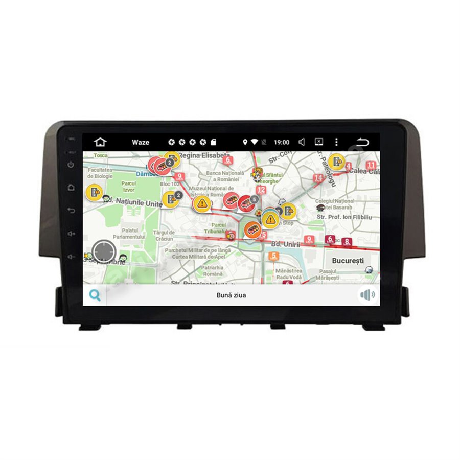 Navigatie Android 10 Honda Civic 2016 Octa Core 4GB Ram Ecran 9 inch NAVD-Z8038