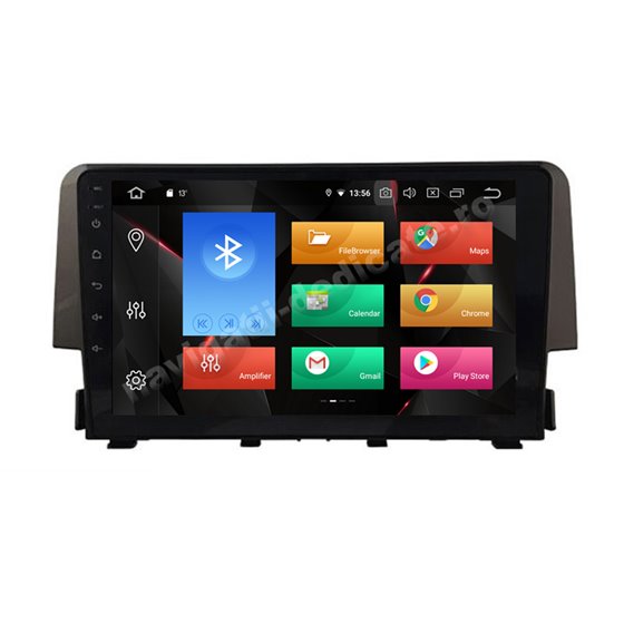 Navigatie Android 10 Honda Civic 2016 Octa Core 4GB Ram Ecran 9 inch NAVD-Z8038