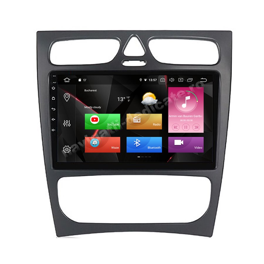 Navigatie Android 10 Mercedes BENZ C W203 2000-2005 Octa Core 4GB Ram Ecran 9 inch NAVD-Z8019