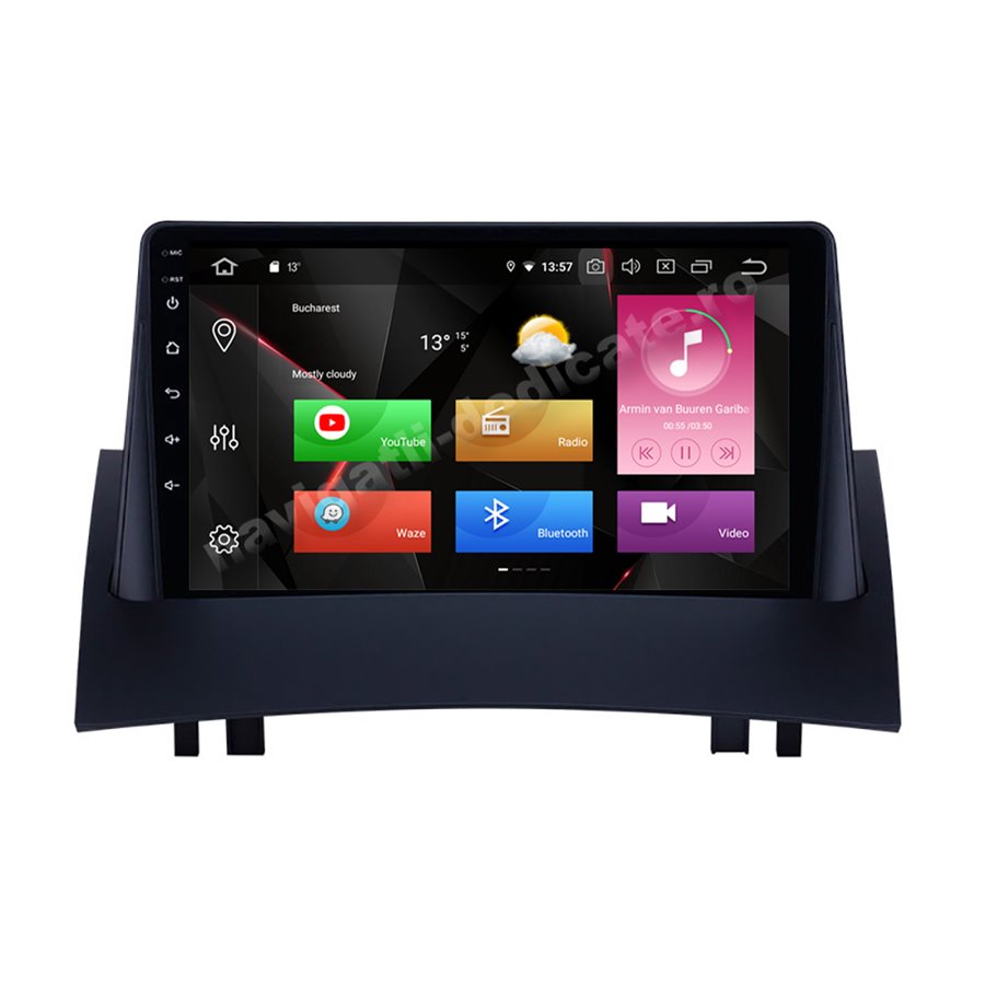 Navigatie Android 10 Renault Megane 2 2004-2008 Octa Core 4GB Ram Ecran 9 inch NAVD-Z8046