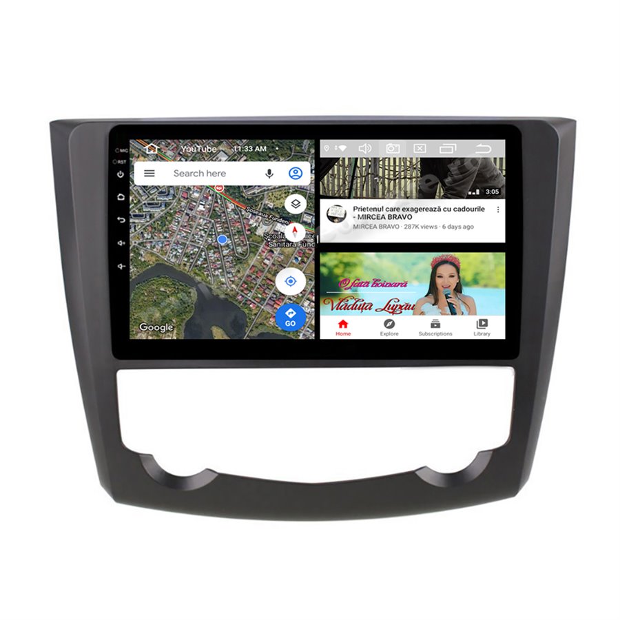 Navigatie Android 10 Renault Kadjar 2016 Octa Core 4GB Ram Ecran 9 inch NAVD-Z8014