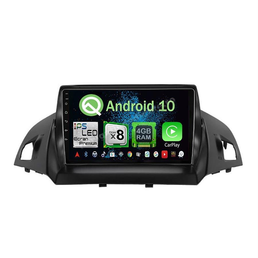 Navigatie Android 10 Ford Kuga 2013-2020 Octa Core 4GB Ram Ecran 9 inch NAVD-Z8040