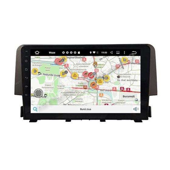 Navigatie Carplay Android 10 Honda Civic 2016 Octa Core 6GB Ram 128GB SSD Ecran 9 inch NAVD-US9038