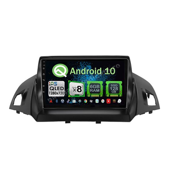 Navigatie Carplay Android 10 Ford Kuga 2013-2020 Octa Core 6GB Ram 128GB SSD Ecran 9 inch NAVD-US9040