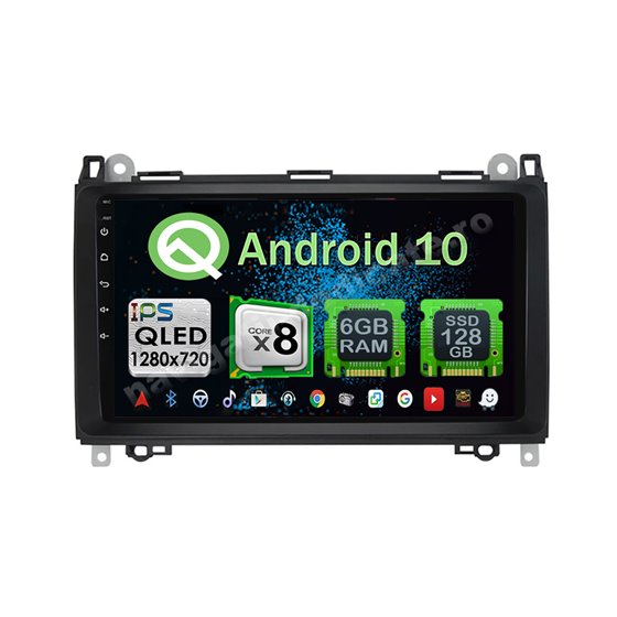 Navigatie Android Octa Core 4GB Ram Mercedes Benz A B Class Vito Viano Sprinter Vw Crafter NAVD-Z8068